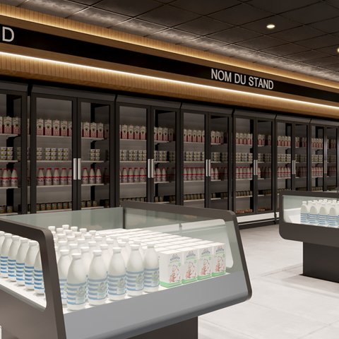 Market dizaynı — 3D projeler