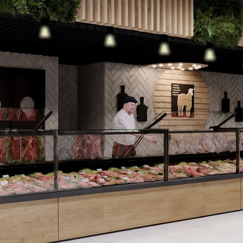 Şarküteri dizaynı — 3D projeler